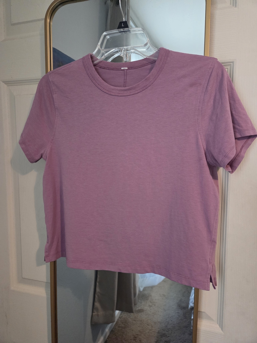 lululemon athletica Short Sleeve Cropped Tee in Dusty Lilac-XS/S